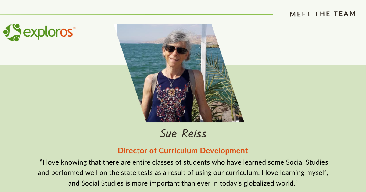 Sue Reiss, Director of Curriculum Development